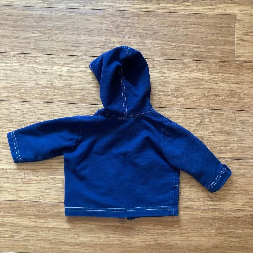 The Children's Place Navy Blue Hoodie, Size 3-6M